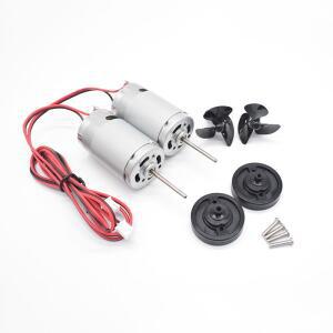 7.4V 수중 스러스터 390 Rc 미끼 낚시 보트 용 방수 가스켓 3 블레이드 프로펠러가있는 내장 모터 엔진