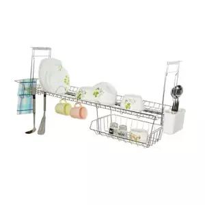 풀세트 씽크 선반 1P 800x250x240mm 식기정리 설거지 애플풀세트씽크선반 식기정리 식기수납
