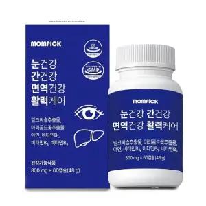 맘픽 눈건강 간건강 면역건강 활력케어 6병(12개월분)