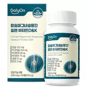 데일리온 칼슘마그네슘망간셀렌 비타민DK 4병(12개월분)