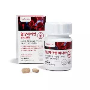 홀라이프 혈당케어엔 바나바 60정 5병 (10개월분)
