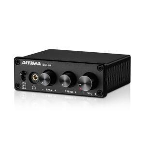 AIYIMA DAC-A2 디지털 아날로그 변환기 헤드폰 앰프 PC-USB 광동축 입력