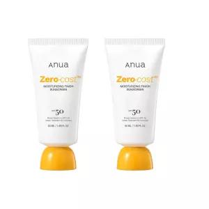 [1+1] 아누아 제로 캐스트 데일리 투명 수분 선크림 50ml, 2개