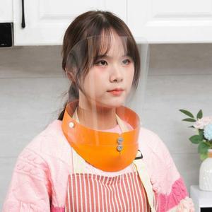 기름튀김 방지 마스크 투명 가리개 요리마스크 위생 필터 가림막 10개 주방 블루