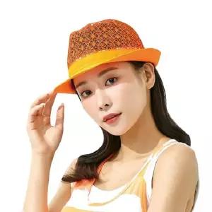 #넬]2종]투각 레이스 메쉬 페도라