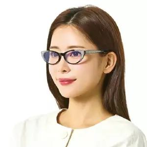 (갓)넬]3종]플래시 큐빅 장식 나비뿔테 돋보기