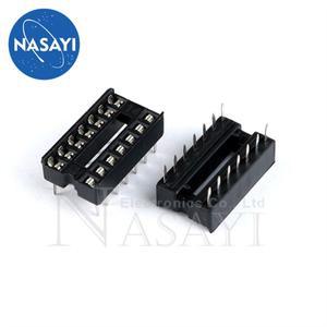 10피스/lot IC 소켓 통합 블록 인라인 DIP 단일 칩 마이크로 컴퓨터 플랫 풋 베이스 서브 14P 좁은