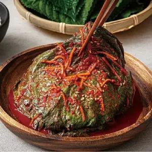 [NS홈쇼핑]한복선 궁중연구소 맛있는 국내산 깻잎김치 500g x 2팩[35858410]