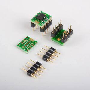 1set/20sets 하이 엔드 SMD SOIC8-DIP8 변환 보드 어댑터 Op IC 용 금도금 핀