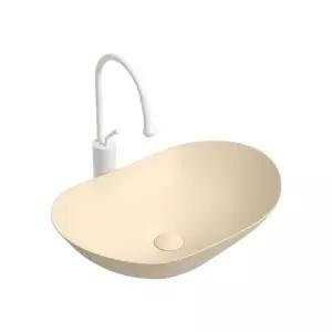 인테리어 카운터 세면대 480x300mm 심플 카페 세정대 흰색