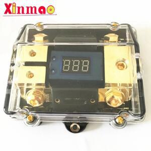 LED 자동차 오디오 분배 퓨즈 블록 스테레오 전원 퓨즈 홀더 상자 100A ANL 퓨즈 전자 제품 구색