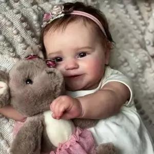 리본돌 베렝구어 인형 19인치 외국아기 키덜트 신생아