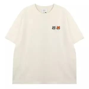 [롯데백화점]메종 키츠네 더블 폭스 헤드 컴포트 티셔츠 OM011CF-KJ7025-P702