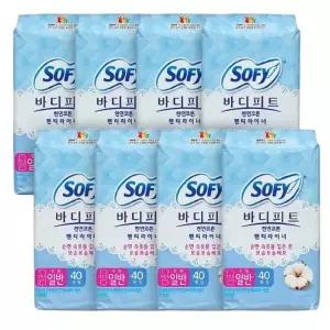 [셀러허브]바디피트 천 연코튼 라이너 일반 40개 7+1 총8개 한국 속 옷에 딱 맞게 (S48365569)