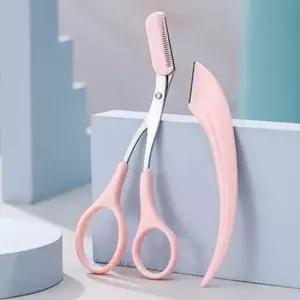 눈썹칼 휴대용 남성 여성 눈썹 정리 키트 가위 칼 세트