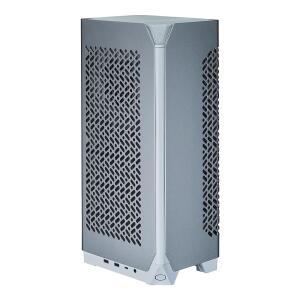 쿨러 마스터 NCore 100 에어 화이트 미니 ITX PC 타워 케이스, 양극 산화 처리된 알루미늄, 356mm 수직 트리플 슬롯 마운트 GPU, SFX PSU 130mm | 최대 70mm 에어 쿨러, 호환 가능한 RTX 5080 | RX 9070 XT