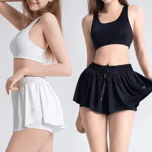 필라테스복 스포츠브라 플레어반바지 핑크 요가복 세트