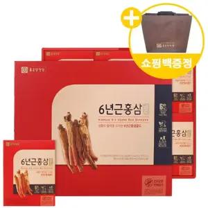 종근당 6년근 홍삼골드 액상 홍삼스틱 60포 선물세트 부모님 건강 명절 어버이날 선물