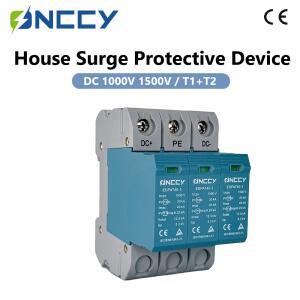 ONCCY 3P 태양광 PV DC SPD, T1  T2 Din 레일, 1000V, 1500V, 40KA, 서지 피뢰기, 번개 보호대