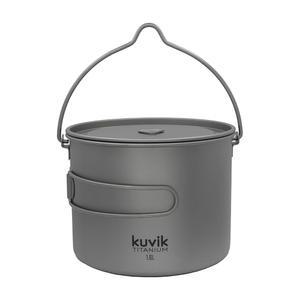 베일 손잡이가 티타늄 1600ML 생존을 있는 54온스 냄비 위한 캠핑 배낭여행 쿠빅