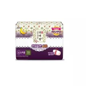 쏘피 바디피트생리대 귀애랑 날개형생리대 슈퍼롱 10P+10P 총20P