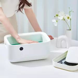 간편조작 손 손목 홈케어 파라핀베스 + 병원용왁스4개/손발가능 대형사이즈 파라핀용해기 파라핀기계