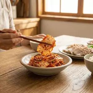 [팜보스]국내산 배추겉절이 신선 김치 아삭한 배추 겉절이