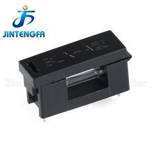 BLX 타입 블랙 보험 튜브 소켓 퓨즈 거치대 클램프 박스 AC 유리관 5x20mm 6A 250V 20