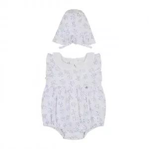 [롯데백화점]아가방 로지블루꽃나시바디수트(모자)(L/BLUE) 01S327951