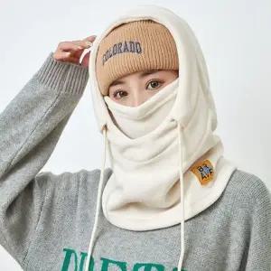 후드마스크 플리스 기모 바라클라바 남성모자 후드 마스크 넥워머 남녀