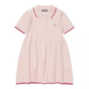 [블루독베이비]46-319-402-01 PK) 골지니트카라드레스