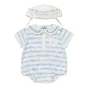 [블루독베이비]46-313-604-10 BL) 큐트 마린 바디수트