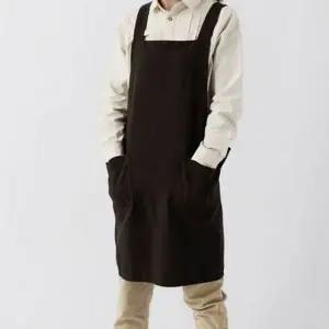 포켓 캔버스 요리 데일리 바리스타 가정용 앞치마