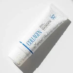 산뜻한 워터리향 피부 촉촉한 느낌 콜라겐 선크림 50g