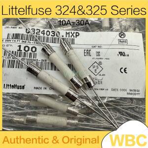 5개 6.3x32mm 3 축형 리드 세라믹 퓨즈 10A 12A 15A 20A 25A 30A 250V 6x30mm 고속 작동 슬로블로 Littelfu