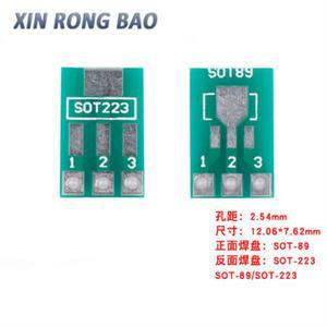 20개 SOT89 SOT-223 to DIP PCB 전환 보드 핀 피치 어댑터 키세트