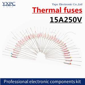 10pcs 15A 250V TF 열 보호 밥솥 퓨즈 RY- 73C 75C 85C 100C
