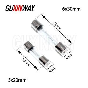 10개세트 유리관 퓨즈 5x20MM 6X30MM 0.1A 1A 2A 3A 4A 5A 6.3A 7A 8A 250V 고속