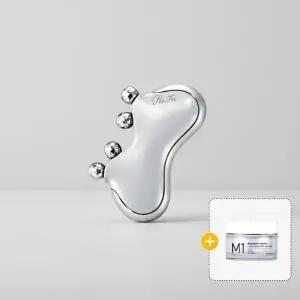 리파 ReFa CAXA M1 기기(펄 화이트)+ 가히 바운싱 크림50ml 세트