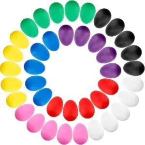 어그샤이 18PCS 셰이커 플라스틱 쉐이크 마라카스 퍼커션 이스터 장난감 바구니 충전재 악기 파티 선물
