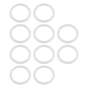 ECSiNG 10PCS O-링 목욕 플러그 씰 투명 실리콘 개스킷 팝업 세면대 폐기물 싱크대 배수 34mm ID OD