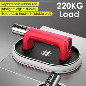 산업용 등급 전기 진공 흡입 컵 220KG 부하 헤비듀티 화강암 타일 유리 리프터 수동 빨판 2000mAh