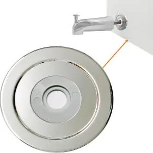 화루 1/4인치 두께의 SUS304 욕조 스파우트 커버 링 수도꼭지 주변 밀봉 스페이서 플레이트 목욕 샤워