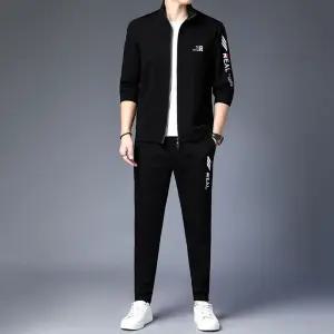 토르 남성용 캐주얼 긴팔세트 봄가을 스포츠 정장 가벼운 럭셔리 투피스세트 OPH3