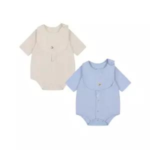 [롯데백화점]에뜨와 앨리스7부바디수트SET 07T317910/출산,신생아 백일선물,여름 바디수트,쌍둥이