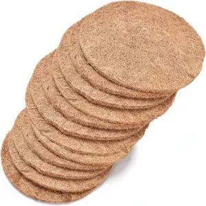 캐서린 12 PCS 비둘기 둥지 패드 두꺼운 닭용 새 매트 천연 코코넛 섬유 재료 번식 액세서리 따뜻하고