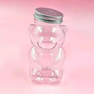 투명 곰돌이 용기 구디백 디저트 포장 350ml 포장용기 포장용품
