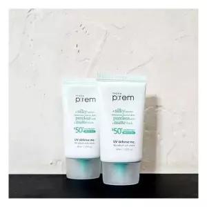 수분보충 메이크프렘 유브이 디펜스 미 노세범 선크림 40ml안티에이징 주름개선 탄력강화40ml (AD)