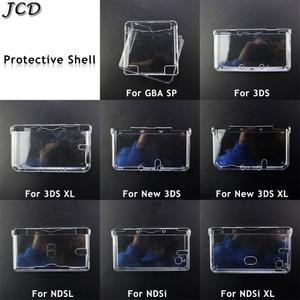 투명 스킨 XL 콘솔 3DS LL 새로운 NDSL 크리스탈 XL NDSi 3DS GBA 케이스 XL 하드 JCD 쉘 커버 플라스틱 보호 DSI SP