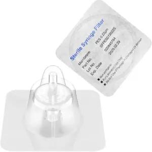 멸균 주사기 필터 PES 멤브레인 0.22um 기공 크기 직경 13mm 친수성 있는 10개 바이오메드 사이언티픽
